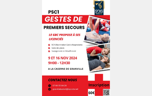 Formation aux premiers secours